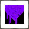 Bleeding Purple Heart Framed Print