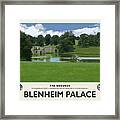 Blenheim Grounds Cream Railway Poster Framed Print