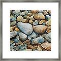 Block Island Rocks Framed Print