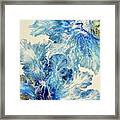 Blooms Of Blue Framed Print
