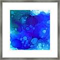 Blue Abstract 57 Framed Print
