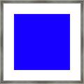 Blue Framed Print