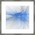 Blue Chrystalene Framed Print