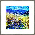 Blue Cornflowers 67 Framed Print