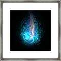 Blue Flame Framed Print