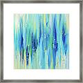 Blue Frequencies Framed Print