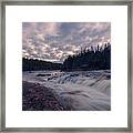 Blue Hour On The Humber River Framed Print