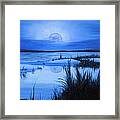 Blue Moon Framed Print