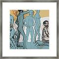Blue Nude Framed Print