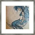 Blue Nymph Framed Print