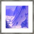 Blue Reptile Planet Framed Print