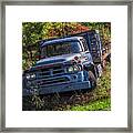 Blue Truck Framed Print