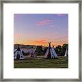 Blues For The Gathering Of The Tribes Framed Print