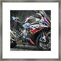 Bmw S1000rr Motorcycle By Vart Framed Print