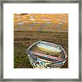 Boat Of Many Colours Framed Print