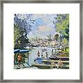 Boat Ramp At Lasalle Framed Print