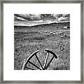 Bodie Ghost Town Wheel Framed Print