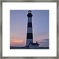 Bodie Island Lighthouse During Sunrise Framed Print