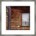 Bodie Window With Shade Framed Print