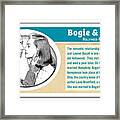 Bogie And Bacall Story Framed Print