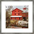 Bonneyville Mills First Snow Framed Print