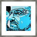 The Edge And Bono Framed Print