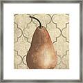 Bosc Pear I Framed Print