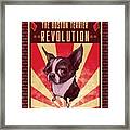 Boston Terrier Revolution Framed Print