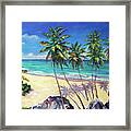 Bottom Bay Beach Framed Print