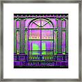 Bouffes Parisiens - Purple Framed Print