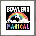 Bowlers Are Magical Framed Print