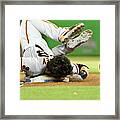 Brandon Crawford And Buster Posey Framed Print