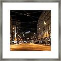 Bratislava At Night Framed Print