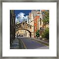 Bridge Of Sighs Oxford University Framed Print