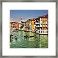 Bright Day In Venice Framed Print