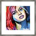 Brigitte Bardot Painting Framed Print