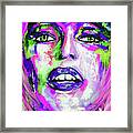 Brigitte Bardot Visage Framed Print