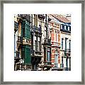 Brussels Architecture Style In Belgiu Framed Print