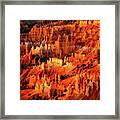 Fire Dance - Bryce Canyon National Park. Utah Framed Print