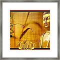 Buddha And Bamboo Framed Print