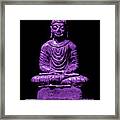 Buddha Purple Framed Print