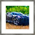 Bugatti La Voiture Noire By Vart. Framed Print