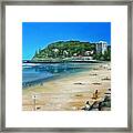 Burleigh Beach 100910 Framed Print