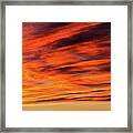 Burning Sky Framed Print