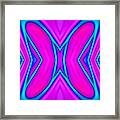 Butterfly Abstract Orchid Framed Print