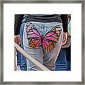 Butterfly Derriere Framed Print