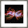 Butterfly Nebula Ngc6302 Framed Print