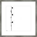Buttons - A Tribute - White Framed Print