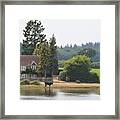 By The Lake Framed Print