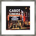 Cabot Theater, Beverly Ma Framed Print